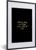 MuchoWow® Gerahmtes Poster Zitate - Gold - Briefe 40x60 cm Produktbild-Vorschau 1
