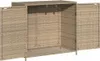 Mobile da giardino Beige 83x45x76 cm Poly rattan Anteprima dell’immagine prodotto 13