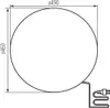 Stono 46cm lampada a globo da giardino Kanlux 36592 Anteprima dell’immagine prodotto 5