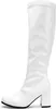 Schmalschaft Stiefel Stretchlack weiss Schuhgröße: 42 Produktbild-Vorschau 1