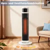 Energiesparender Heizlüfter, 34 dB Leiser 2000W Produktbild-Vorschau 8