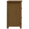 vidaXL Nachttisch Honigbraun 40x35x61,5 cm Massivholz Produktbild-Vorschau 6