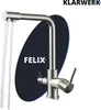 Felix | rubinetto acqua potabile 3 vie premium argento Anteprima dell’immagine prodotto 1