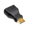 A black HDMI adapter with a gold-plated connector is shown against a white background. Anteprima dell’immagine prodotto