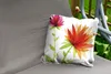 MuchoWow® Outdoor Kissen - Abstraktes Blumenmuster, Produktbild-Vorschau 2