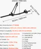 VEVOR Dachfahrradträger 15 kg Tragkraft, aufrechter Produktbild-Vorschau 7