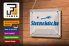 Blechschild Spruch 18x12cm Sterneküche Dekoration Produktbild-Vorschau 3
