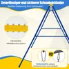 COSTWAY Swing Frame Swing Frame Double Swing Kovový rám pre Náhľad obrázku produktu 5