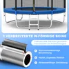 Gartentrampolin Trampolin Outdoor Ø244cm Sicherheitsnetz Produktbild-Vorschau 4