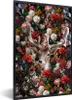 MuchoWow® MuchoWow® Gerahmtes Poster Hirsche - Blumen - Produktbild-Vorschau 1