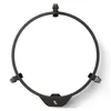 A dark circular object with three small protrusions and a wider base with a green logo. Voir les images du produit