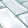 Spiegel Metro Mosaik Fliesen Reflexion Rechteck Produktbild-Vorschau 2