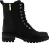 der von der linken Seite betrachtet wird. Der Stiefel hat eine glatte Oberfläche und ist mit einem hohen Schaft gestaltet. Produktbild-Vorschau
