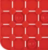 MSV Dusch-/Badeschutzmatte Bad - Gummi - rot - 76 x 36 cm Produktbild-Vorschau 5