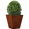 vidaXL Pflanzkübel 2 Stk. 30x30x30 cm Wetterfester Stahl Produktbild-Vorschau 4