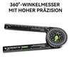 Gehrungswinkelmesser aus Aluminium mit Wasserwaage, Produktbild-Vorschau 3