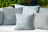 MuchoWow® Outdoor Kissen - Marmor - Blau - Glitter - 40x40 Produktbild-Vorschau 4