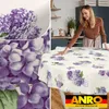 Tischdecke Fotoprint Flieder Blume Lila Rund 140cm Produktbild-Vorschau 5