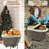 Houtmand  op wielen - Opbergmand - Veelzijdig - Duurzaam - Productafbeelding-voorbeeld 6