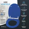 SANILO® WC sedadlo s automatickým spúšťaním a rýchlym Náhľad obrázku produktu 2