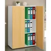LonaXLDT Büroschrank 2 Türen weiß, buche. Produktbild-Vorschau 4