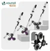 VOUNOT® Aluminium Einkaufstrolley Treppensteiger, Trolly Produktbild-Vorschau 6