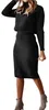 Strickkleid für Damen, zweiteiliger Anzug – Strickoberteil Produktbild-Vorschau 1