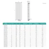 A technical drawing and a data table for a radiator. Produktbild-Vorschau