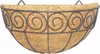 Lampe murale Scroll 35 cm avec garniture en coco Voir les images du produit 4