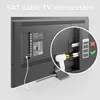 deleyCON 3,0m TV Antennenkabel 2x Winkel - IEC Koaxialkabel Produktbild-Vorschau 4