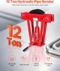 Hydraulická ohýbačka trubek VEVOR, 12tunová ohýbačka trubek Náhled obrázku produktu 2