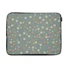 MuchoWow® Laptop Hülle 15 Zoll Polka dots - Muster - Grau Produktbild-Vorschau 1