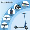 Elektroroller Kinder mit Schutzausrüstung, Elektroscooter Produktbild-Vorschau 5