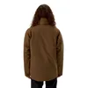 Wasserdichte Hillwalker 2.0 Gemini Jacke von Berghaus in braun; Rückansicht eines Modells mit lockigen Haaren. Produktbild-Vorschau