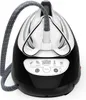 A black and white steam generator iron on a white background. Náhľad obrázku produktu