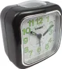 A close-up studio shot of a black Casio analog alarm clock. Podgląd zdjęcia produktu