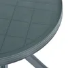 vidaXL Bistrotisch Grün Ø70 cm Kunststoff Produktbild-Vorschau 3