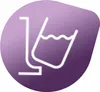 A stylized icon representing a liquid being poured into a container. Produktbild-Vorschau