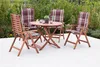Merxx Gartenmöbelset Borkum 9tlg., 4 Klappsessel, 4 Produktbild-Vorschau 1