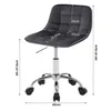 A dark gray office stool with dimensions indicated by lines and text. Náhľad obrázku produktu