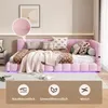 MODFU Tagesbett Polsterbett 90x200cm mit LED und Produktbild-Vorschau 4