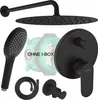 A collage of shower system components against a white background. Produktbild-Vorschau
