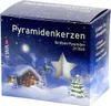 Pyramidové svíčky 24/240 bílé pro malé pyramidy, 24 kusů, Náhled obrázku produktu 4