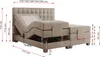 A diagram showing the dimensions of a boxspring bed. Produktbild-Vorschau