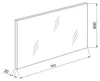 90cm Holzoptik-Badezimmermöbelset zur Wandmontage | Berlin Produktbild-Vorschau 8