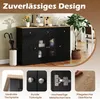 COSTWAY Sideboard, 140 cm, Küchenschrank mit 3 Schubladen, Produktbild-Vorschau 7