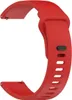 A red watch strap is shown against a white background. Produktbild-Vorschau