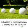 LUMILED stone globe light outdoor 40cm luce globo lampada Anteprima dell’immagine prodotto 21