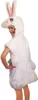 Hasen Kostüm für Kinder Kleid Gr. 104-140 weiß Tier Fasching Karneval Mottoparty Ostern Osterhase Mädchen Produktbild-Vorschau