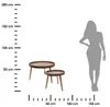 Home & Styling Beistelltisch-Set - 2-teilig - braun - Produktbild-Vorschau 3